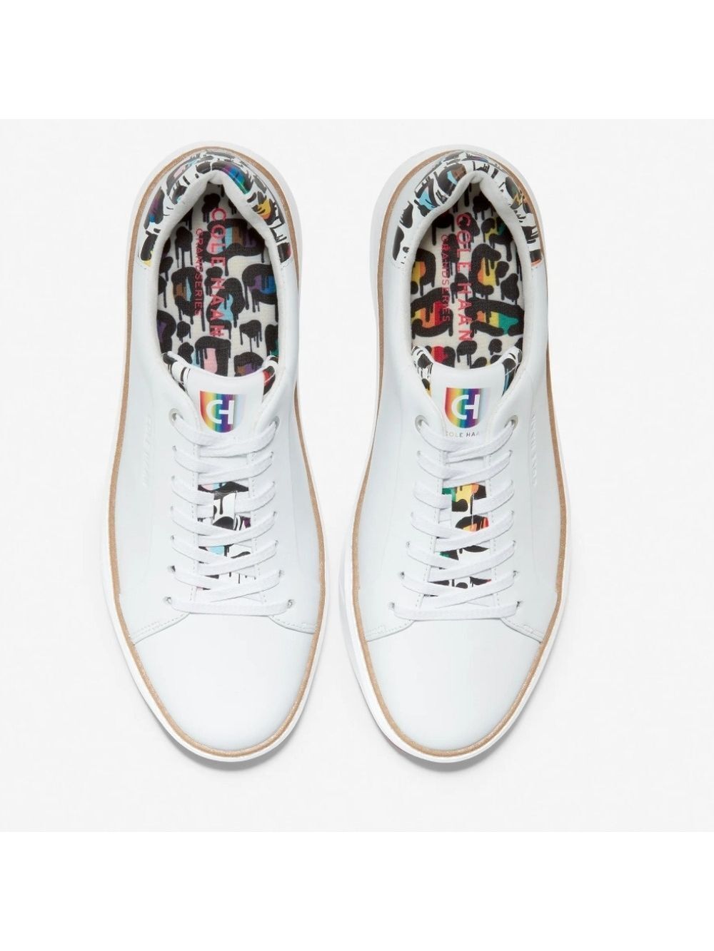 Cole Haan Women's GrandPro Topspin Sneakers White/Graffiti, Size 9B - Picture 3 of 17